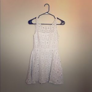 White lace dress